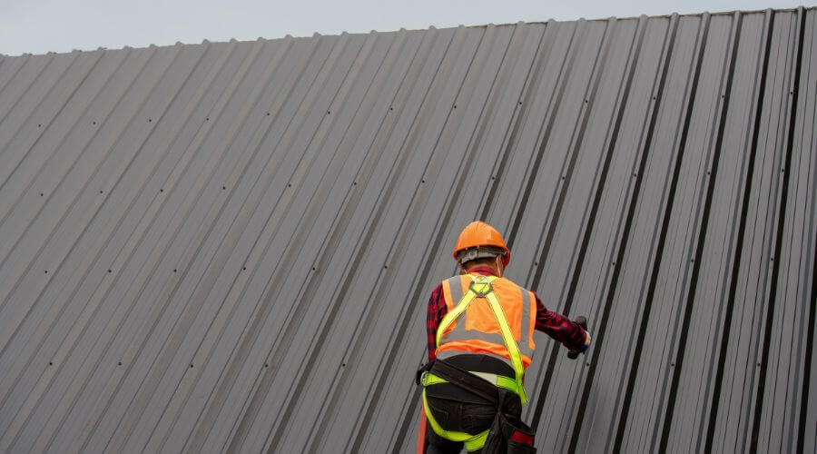 Professional metal roof installation services in Byfield, MA